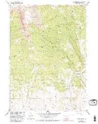 Ramshorn Peak 1956 topographic map thumbnail