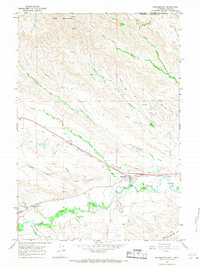Ranchester 1964 topographic map thumbnail