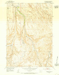 Rathbun Ranch 1952 topographic map thumbnail