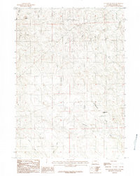 Rattlesnake Draw 1984 topographic map thumbnail
