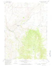 Rattlesnake Pass 1955 topographic map thumbnail