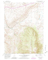 Rattlesnake Pass 1955 topographic map thumbnail