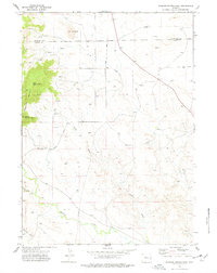 Rawhide Buttes East 1974 topographic map thumbnail