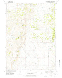 Rawhide Buttes West 1978 topographic map thumbnail