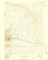 Rawlins 1953 topographic map thumbnail