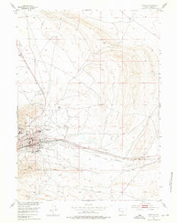 Rawlins 1953 topographic map thumbnail