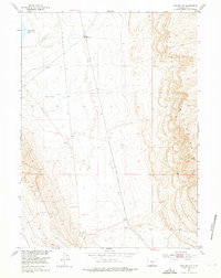 Rawlins NW 1953 topographic map thumbnail