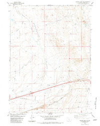 Rawlins Peak SW 1983 topographic map thumbnail