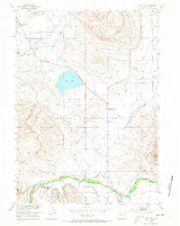 Ray Lake 1952 topographic map thumbnail