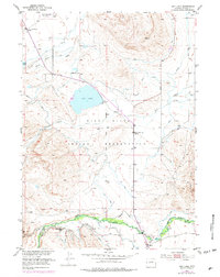 Ray Lake 1952 topographic map thumbnail