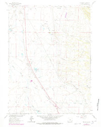 Red Buttes 1963 topographic map thumbnail