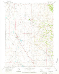 Red Buttes 1963 topographic map thumbnail
