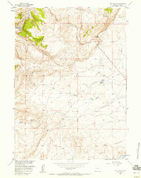 Red Canyon 1957 topographic map thumbnail