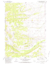 Red Castle Creek 1980 topographic map thumbnail