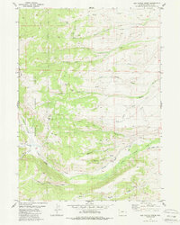 Red Castle Creek 1980 topographic map thumbnail