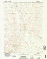 Red Cloud Creek East 1990 topographic map thumbnail