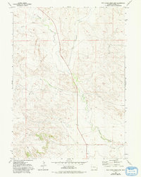Red Cloud Creek East 1977 topographic map thumbnail