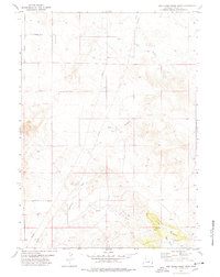 Red Cloud Creek West 1977 topographic map thumbnail