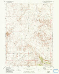 Red Cloud Creek West 1977 topographic map thumbnail