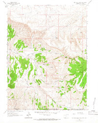 Red Creek Ranch 1963 topographic map thumbnail
