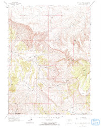 Red Creek Ranch 1963 topographic map thumbnail