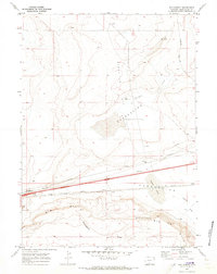 Red Desert 1970 topographic map thumbnail