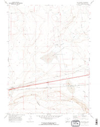 Red Desert 1970 topographic map thumbnail