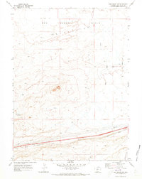 Red Desert NW 1970 topographic map thumbnail