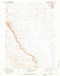 Red Desert SE 1970 topographic map thumbnail