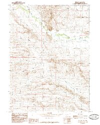 Red Gap 1985 topographic map thumbnail