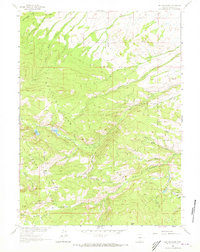Red Mountain 1961 topographic map thumbnail