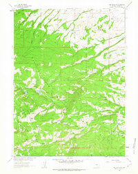Red Mountain 1961 topographic map thumbnail