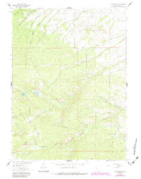 Red Mountain 1961 topographic map thumbnail