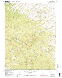 Red Mountain 1961 topographic map preview