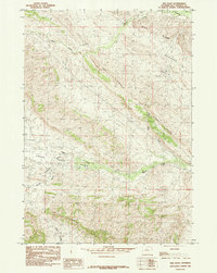Red Ridge 1985 topographic map thumbnail