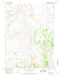 Reed Reservoir 1964 topographic map thumbnail