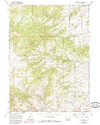 Reese Mountain 1968 topographic map thumbnail