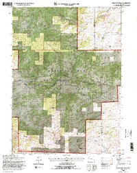 Reese Mountain 1992 topographic map thumbnail
