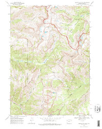 Rendezvous Peak 1968 topographic map thumbnail