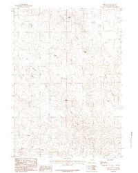 Reno Flats 1984 topographic map thumbnail