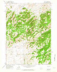 Reno Hill 1960 topographic map thumbnail