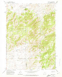 Reno Hill 1960 topographic map thumbnail