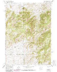 Reno Hill 1960 topographic map thumbnail