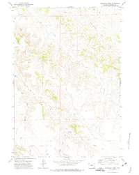 Reservoir Creek 1971 topographic map thumbnail