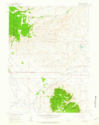 Rex Lake 1961 topographic map thumbnail
