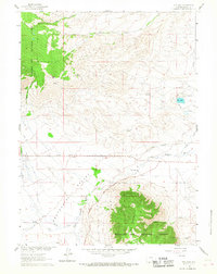 Rex Lake 1961 topographic map thumbnail
