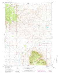 Rex Lake 1961 topographic map thumbnail