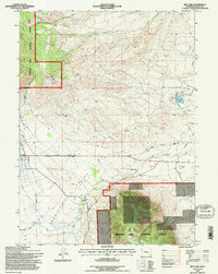 Rex Lake 1992 topographic map thumbnail