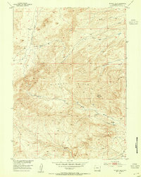 Richeau Hills 1953 topographic map thumbnail