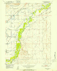 Riverton East 1950 topographic map thumbnail